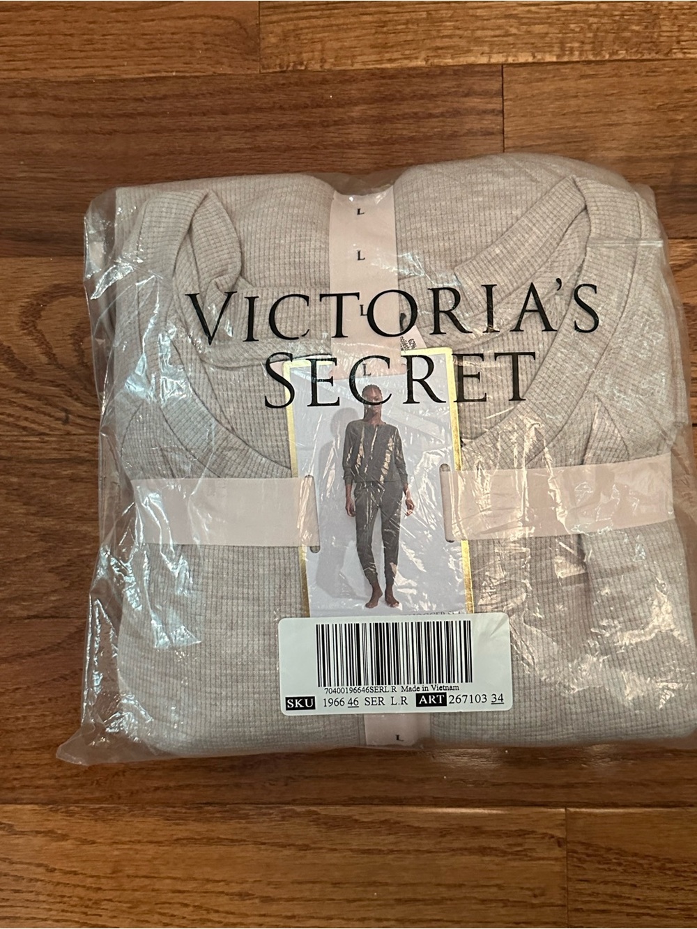 NWT in original packaging tan color Victoria Secret pajamas size large